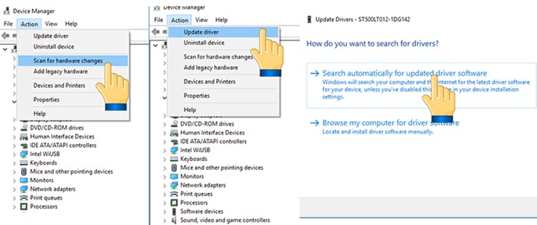 Khắc phục laptop không nhận chuột USB: Cập nhật driver bước 5