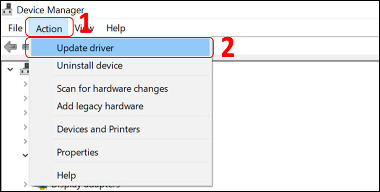 Cách khắc phục lỗi USB không nhận hãy update lại drive nhanh nhé