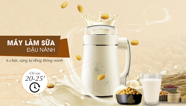 Tiêu chí lựa chọn máy làm sữa đậu nành nói về chức năng