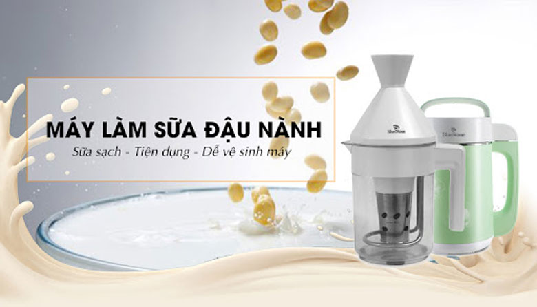 Tiêu chí lựa chọn máy làm sữa đậu nành nói về dung tích đựng