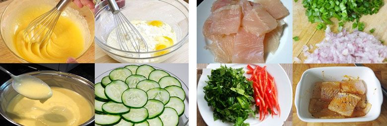 chiên cá viên bằng nồi chiên không dầu: Sơ chế nguyên liệu