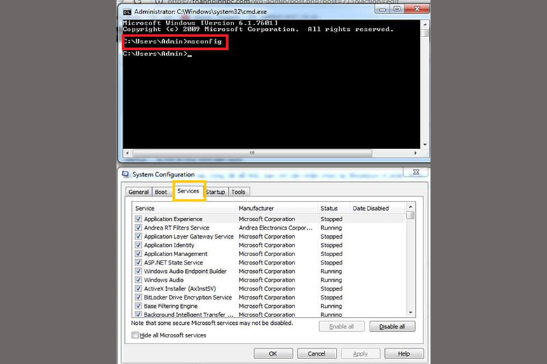 Khắc phục laptop không tắt được nguồn bằng cách tắt ứng dụng chạy ngầm