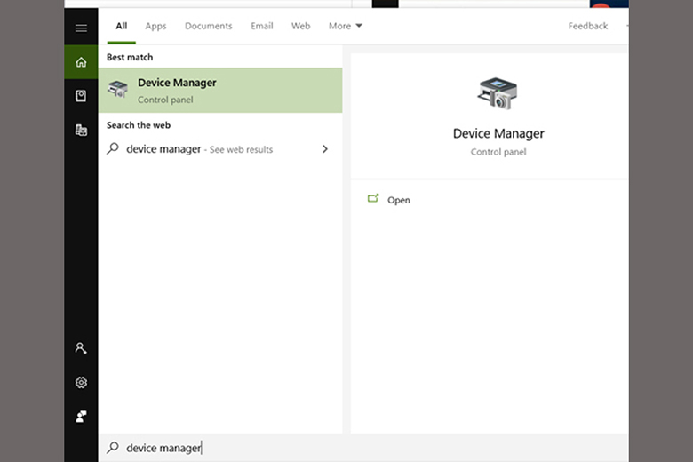 Khắc phục laptop không tắt được nguồn: Cài lại driver bước 1