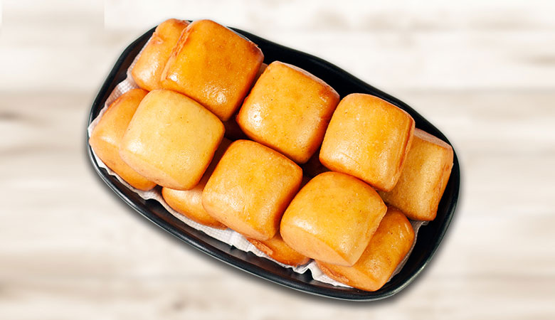 Cách chiên bánh bao bằng nồi chiên không dầu hoàn thành