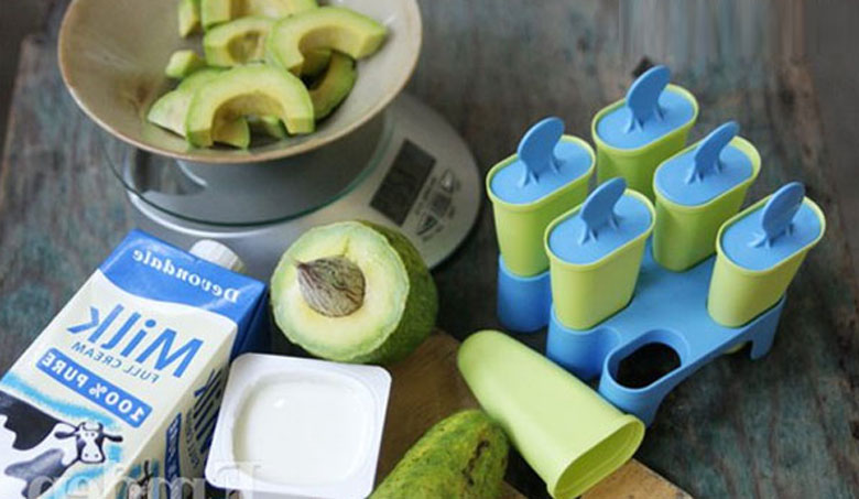 cách làm kem bơ sữa chua: nguyên liệu