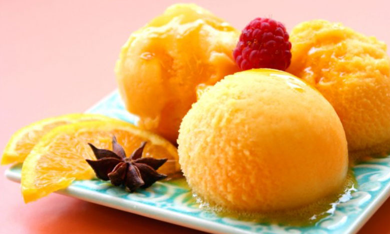 Cách làm kem xoài không cần whipping cream: hoàn thành