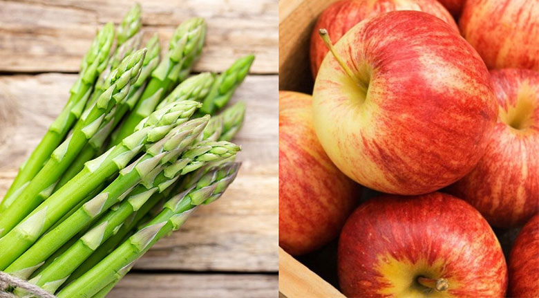 Cách làm nước ép táo giảm cân, măng tây cực dễ