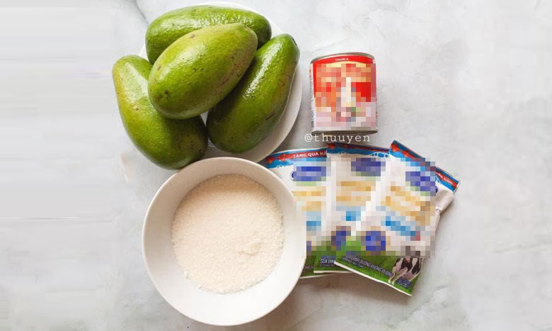 cách làm kem bơ không cần whipping cream: nguyên liệu cần có