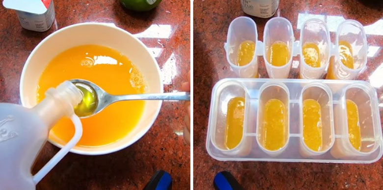 Cách làm kem cam sữa chua tại nhà không cần Whipping cream: làm lớp kem cam