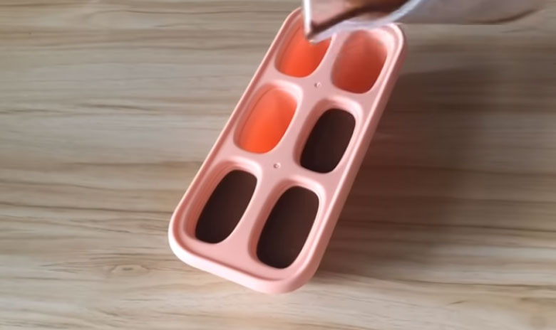 cách làm kem milo que: bước 2