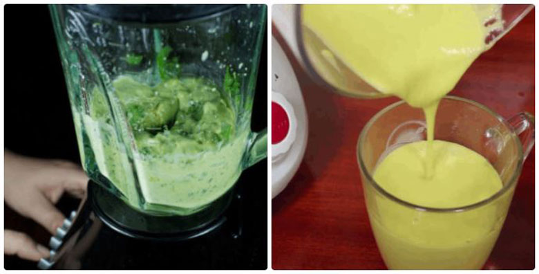 Cách làm sinh tố bơ sầu riêng thực hiện bằng máy xay sinh tố