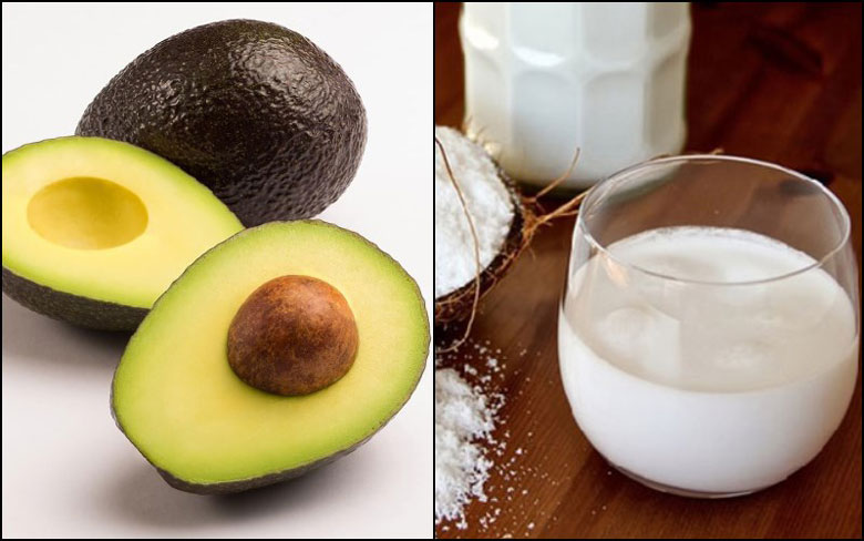 Nguyên liệu làm sinh tố bơ dừa đơn giản