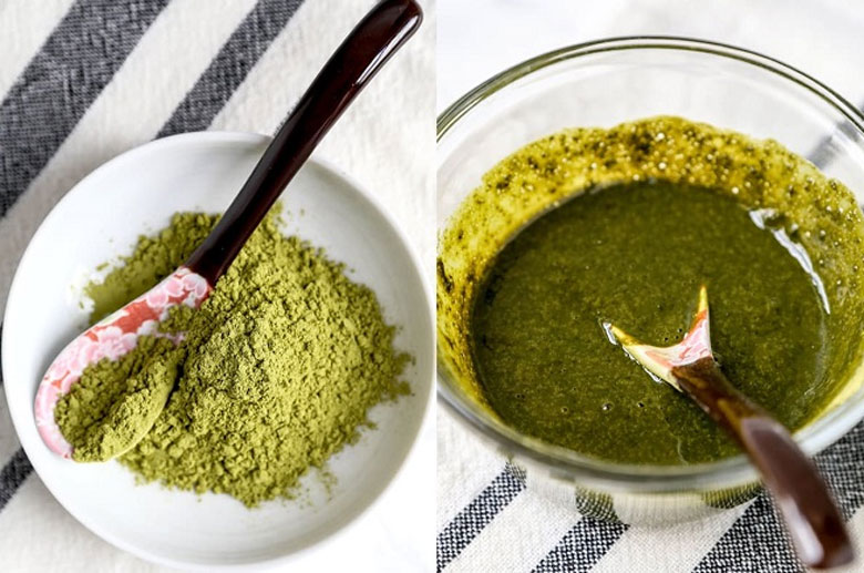 Cách làm kem trà xanh dùng trứng: bước 3