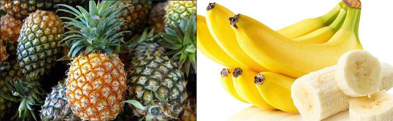 Sinh tố dứa chuối cách chọn dứa với chuối