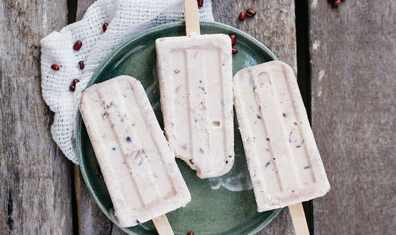 Cách làm kem đậu đỏ truyền thống: hoàn thành