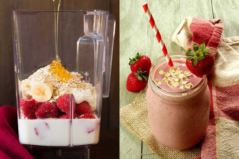 Cách làm sinh tố dâu chuối khi lựa chọn máy xay sinh tố để xay