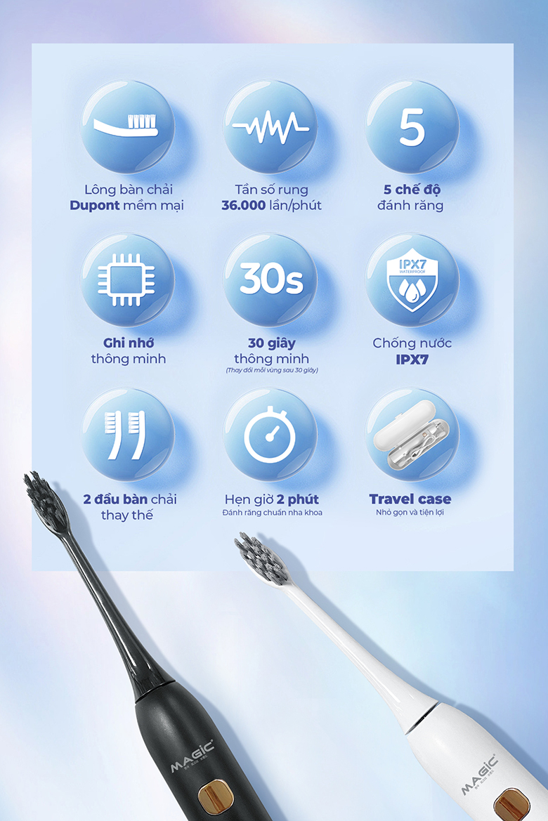 Bàn chải điện Magic B-23