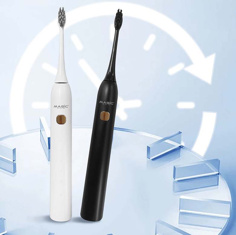 Bàn chải điện Magic B-23 đen thời gian chuẩn nha khoa