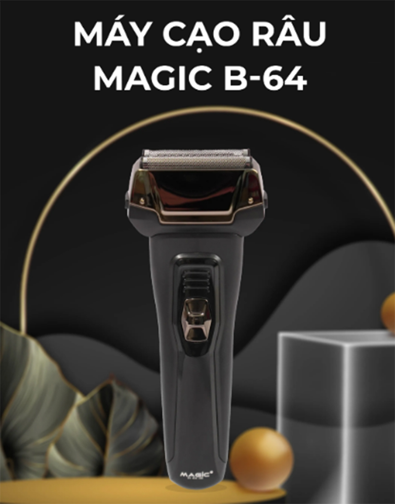 Thiết kế nhỏ gọn - Máy cạo râu Magic B-64