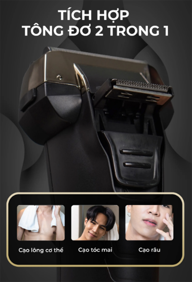 Tông đơ tích hợp đa năng - Máy cạo râu Magic B-64