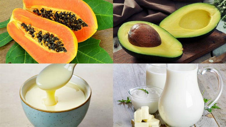 Cách làm sinh tố bơ đu đủ tổng hợp các nguyên liệu cần dùng