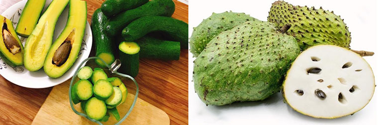Cách làm sinh tố mãng cầu bơ phải có những nguyên liệu sau