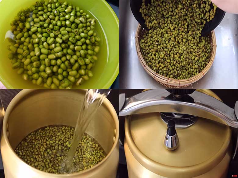 Cách làm sinh tố đậu xanh không vỏ bỏ túi cần nấu đậu (hạt đậu để nguyên vỏ)