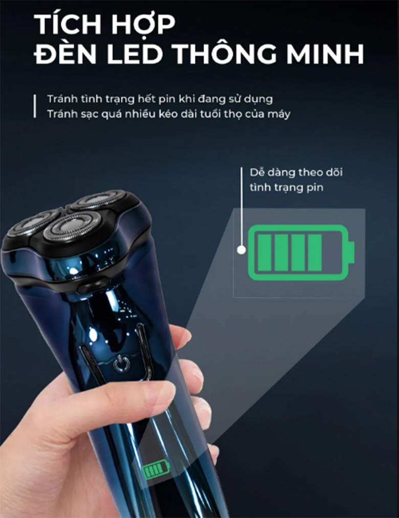 Màn hình LED - Máy cạo râu Magic B-63