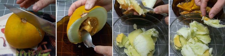 Cách làm sinh tố dưa gang: Bước 1