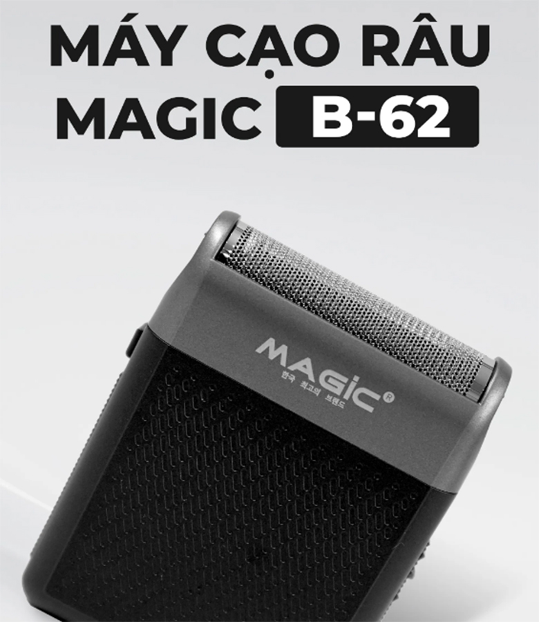 Thiết kế nhỏ gọn - Máy cạo râu Magic B-62