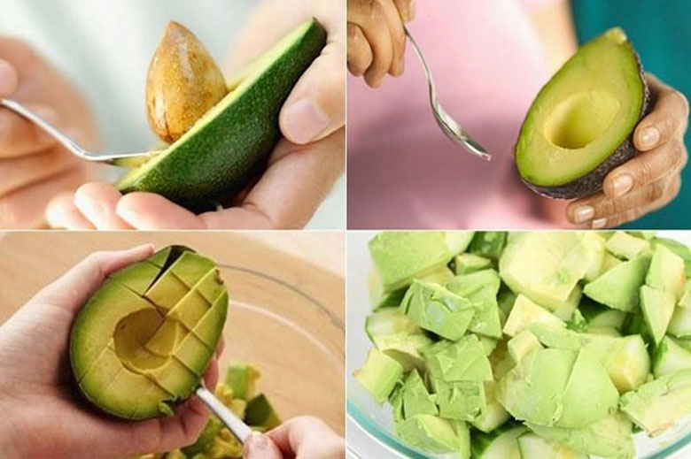 Sinh tố bơ sữa chua cho bé cần sơ chế nguyên liệu