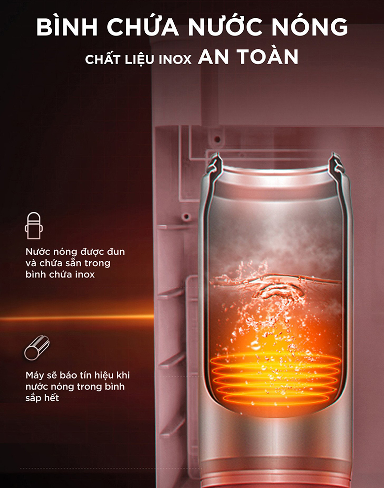  A.O Smith ROSS LUX-AOU800HOT có bình chứa nước nóng inox