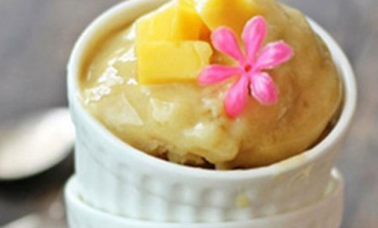 Cách làm kem xoài chuối tại nhà: Hoàn thành
