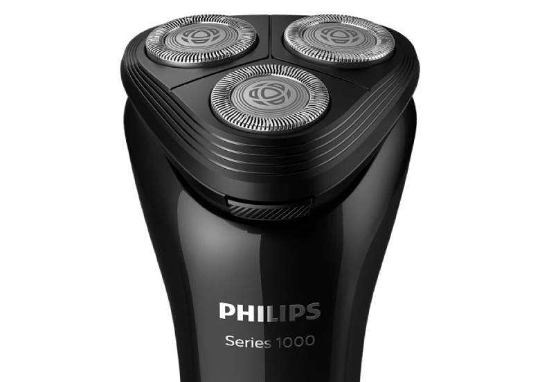 Máy cạo râu khô và ướt Philips S1103/02 - Đầu cạo 3D cơ động