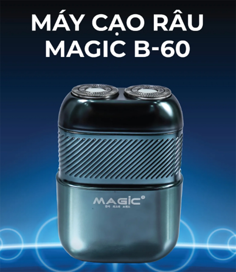 Thiết kế nhỏ gọn - Máy cạo râu Magic B-60