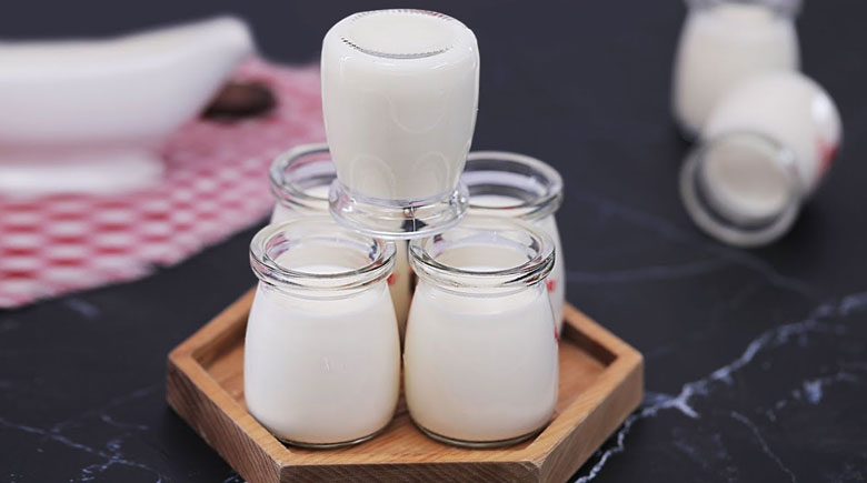 Cách làm sữa chua úp ngược: thành phẩm