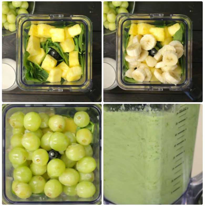Cách làm sinh tố nho xanh cho vào máy xay sinh tố