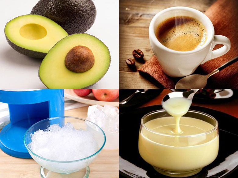 Công thức làm sinh tố bơ cà phê bao ngon