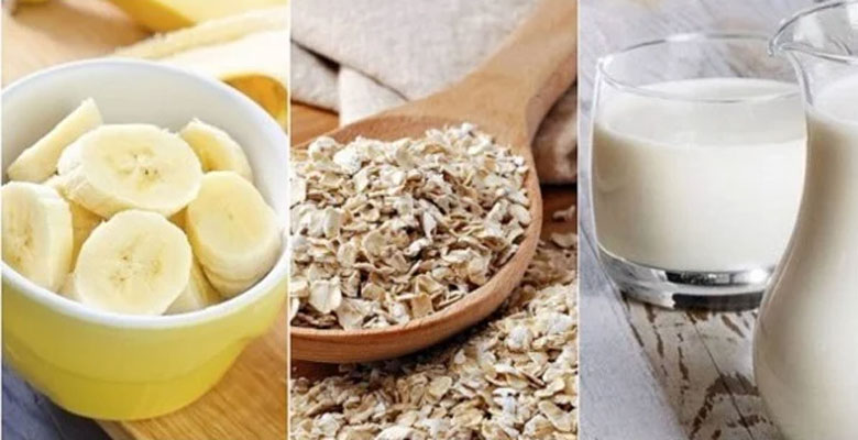 Cách làm sinh tố chuối cho bé với yến mạch