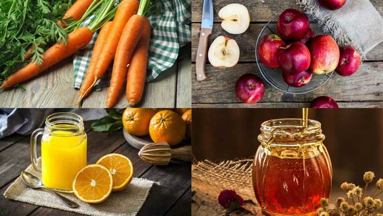 Cách làm sinh tố cà rốt giảm cân cùng với táo sử dụng các nguyên liệu