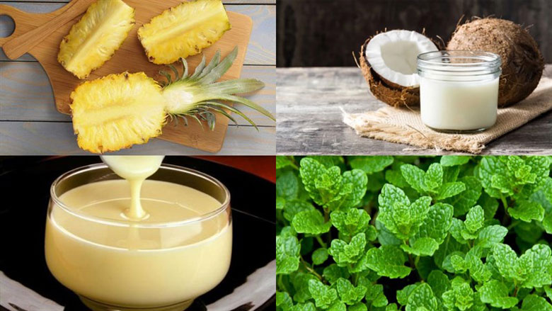 Cách làm sinh tố dứa ngon cùng sữa dừa bao mê