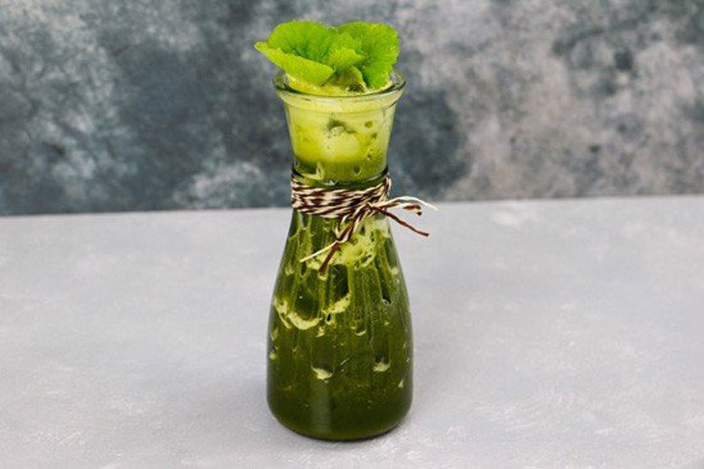 Sinh tố rau má hạt sen ngon béo ngậy bổ dưỡng