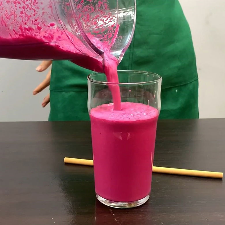 Sinh tố củ dền đỏ sữa bạn không thể bỏ lỡ mỗi ngày