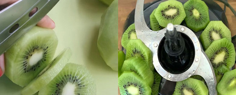 Sinh tố kiwi sữa chua thơm ngon khi sơ chế và xay nhuyễn