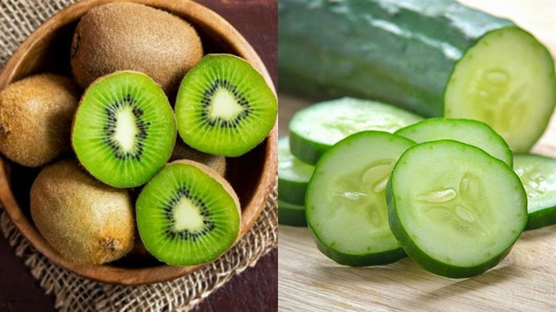 Cách làm sinh tố kiwi ngon hỗn hợp dưa leo