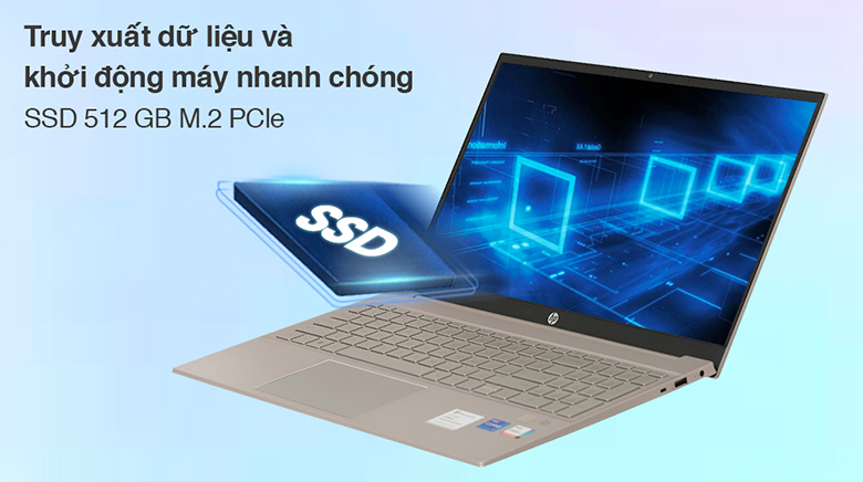 Laptop HP Pavilion 15-eg2066TU 6K7E2PA ổ cứng ssd 512gb