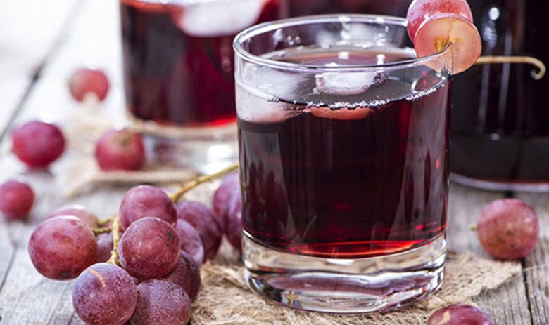 Cách làm nước ép nho nguyên chất: Thành phẩm
