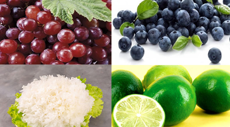 Cách làm nước ép nho nấm tuyết: Nguyên liệu