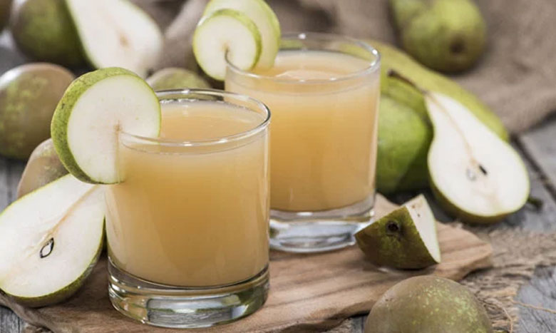 Cách làm nước ép lê củ năng