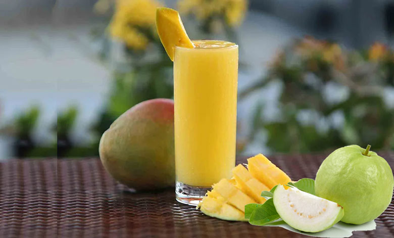 Cách làm nước ép ổi xoài